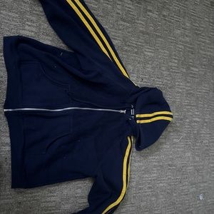 Cropped zip up
